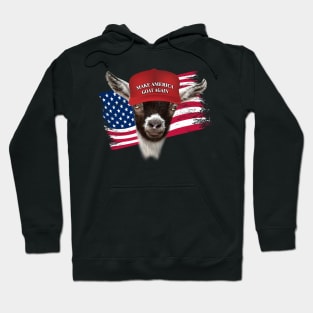 Make America GOAT Again Pygmy Goat Hoodie